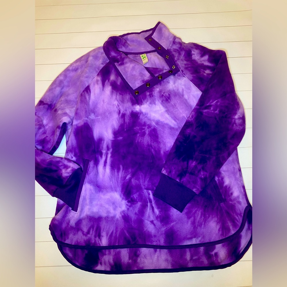 Women’s XL Green Tea Fleece Pullover